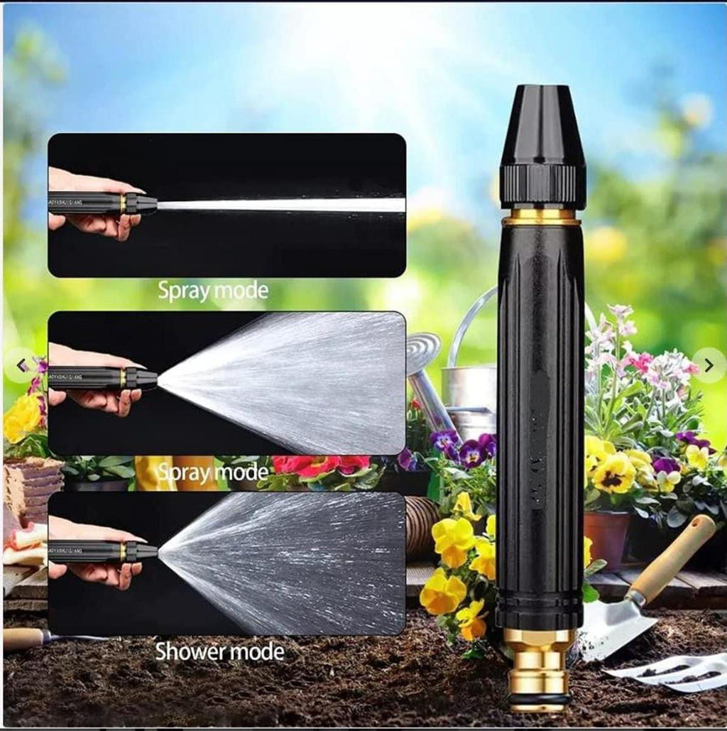 Car Wash Gun – High-Pressure Metal Water Gun Nozzle for Household & Vehicle Cleaning