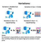 Bubble Bazooka Pro: Electric 2-in-1 Rocket Bubble Gun — Fast Bubbles for Parties, Beach & Backyard Fun