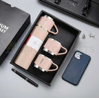 500ml Stainless Steel Vacuum Flask Water Bottle With 2 Extra Cups (160ml) – Thermal Bottle For Hot & Cold Drinks – 3-piece Travel Thermos Set